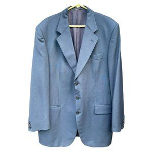 Mens MISSONI Example Italy Blazer Sport Coat Jacket Blue Size 42